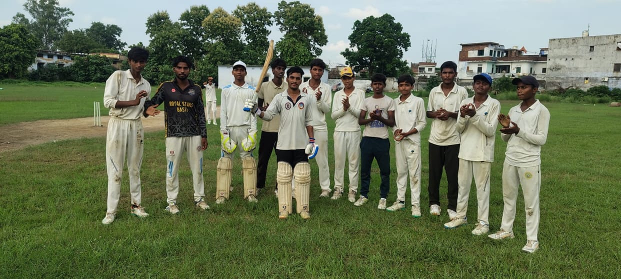Basti Stadium defeated Khair Academy by five wickets.
