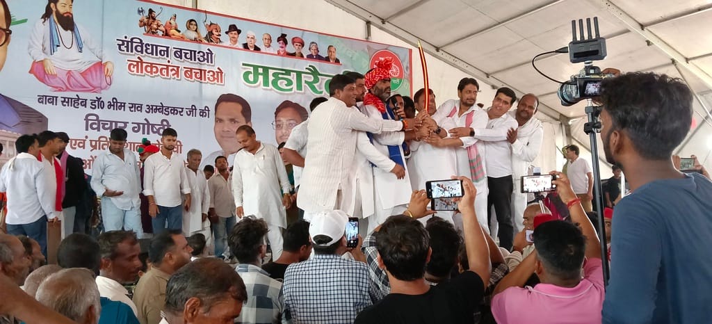 Atul Pradhan lashed out fiercely at the BJP during the 'Save the Constitution' mega-rally.