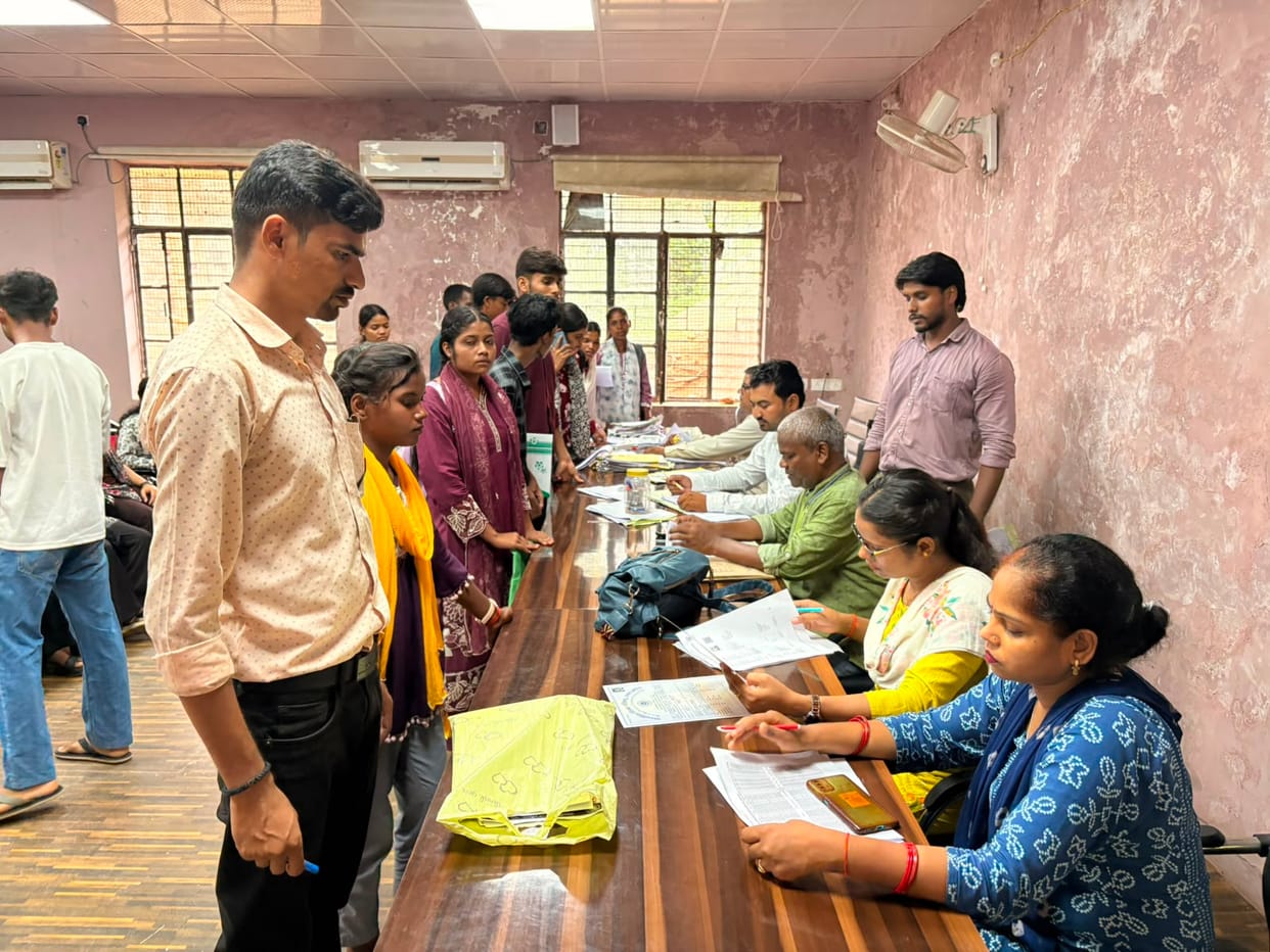 Even after a two-stage admission process, 50 seats each remained vacant in B.Com and B.Sc. (Maths)