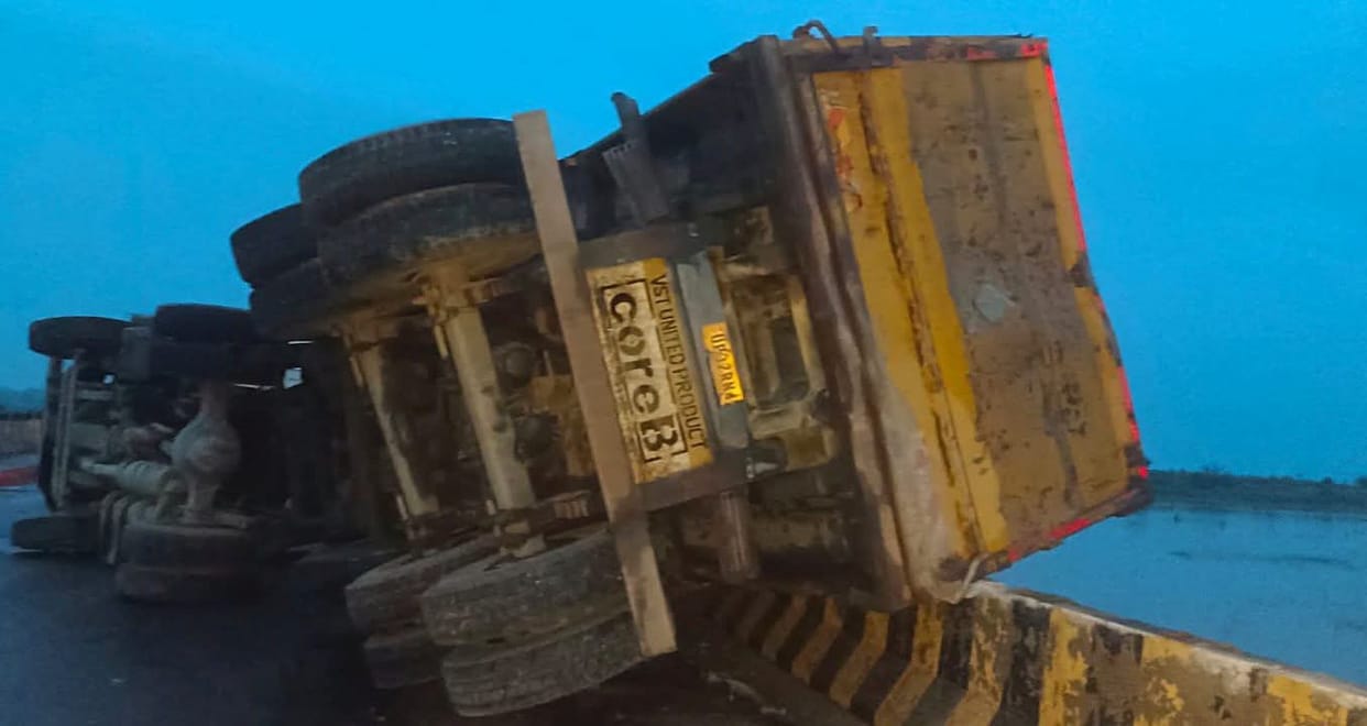 Youth dies after being hit by a truck; friend injured.