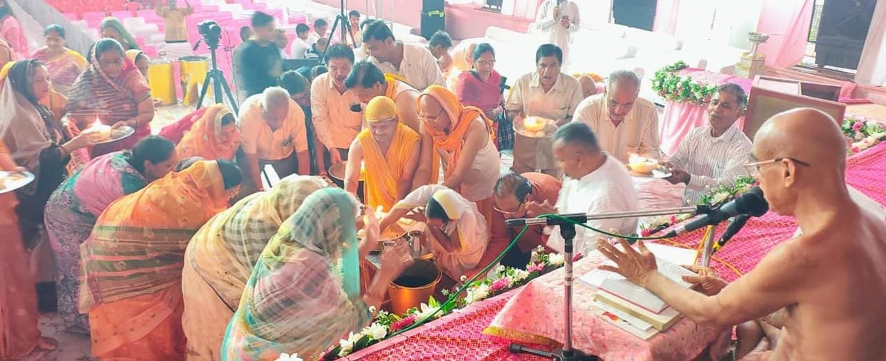 Lord Neminath's Moksha Kalyanak Mahotsav celebrated in Jain temples.