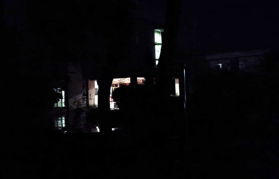 Power supply to four feeders, including the 100-bed hospital, disrupted due to a technical fault.