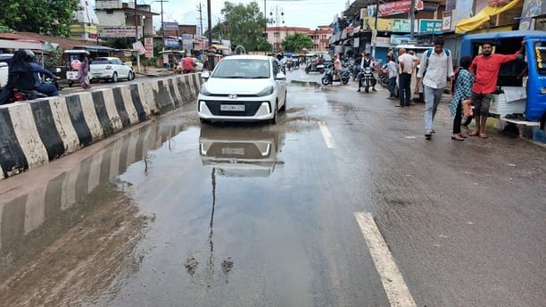 Rain causes waterlogging across the city; district hospital flooded.