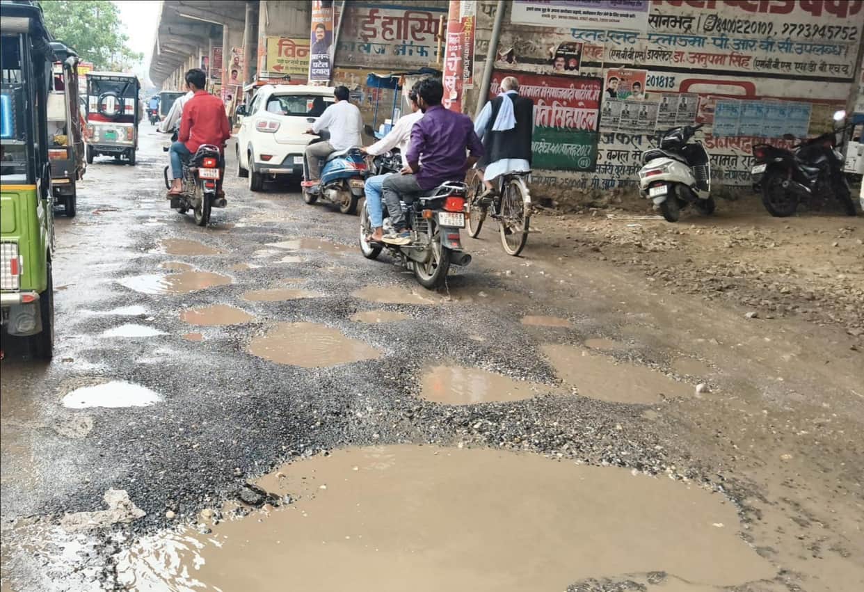 Shock: The cost of roads was washed away in the first rain.