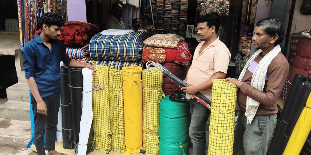 Increased demand for tarpaulin, plastic and umbrellas during the rainy season