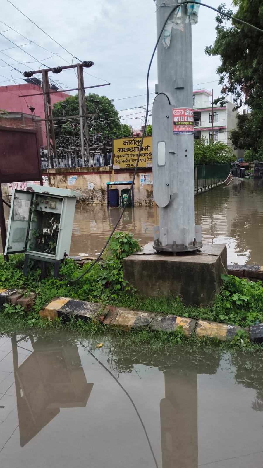 Torrential rain spells trouble for roads