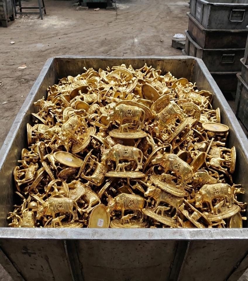 Hathras's 'Kamdhenu' statues make their mark from the South to Delhi.