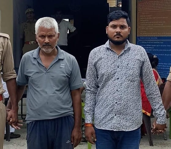 Father and son accused under Gangster Act arrested in case of 22 dead cattle found
