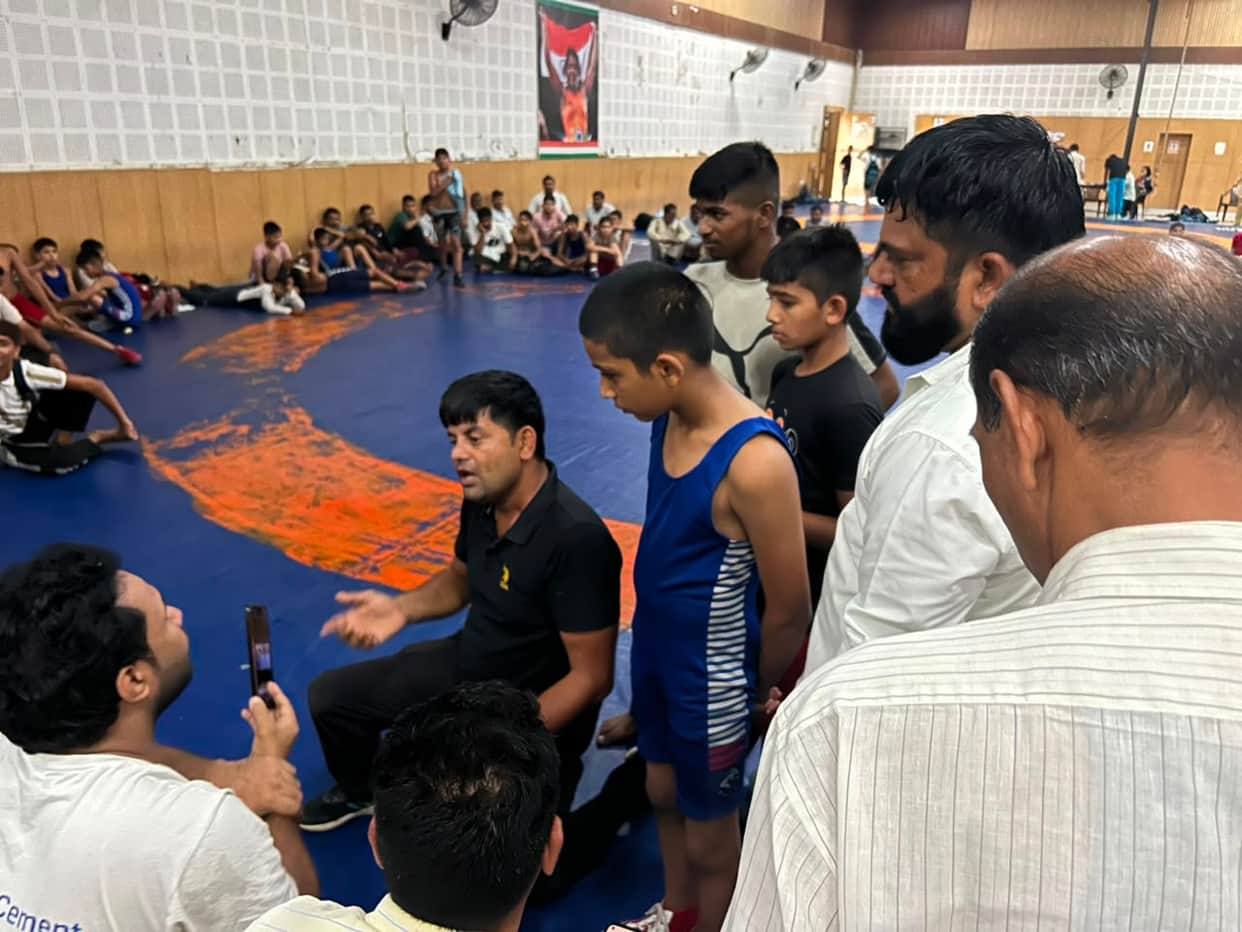 Allegations of bias leveled in block-level wrestling competition.