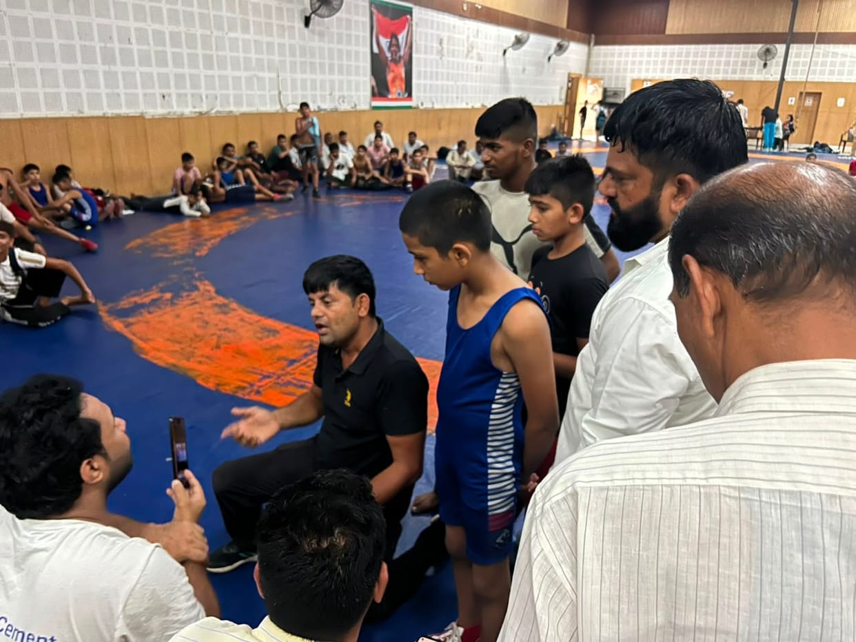 Allegations of bias leveled in block-level wrestling competition.