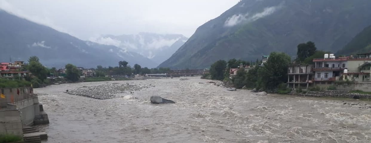 Villagers were stranded in their villages due to blocked roads.