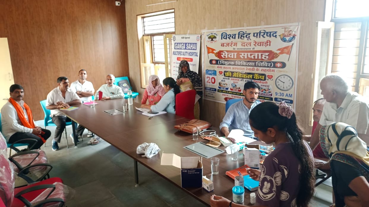 More than a hundred people underwent testing at the camp.