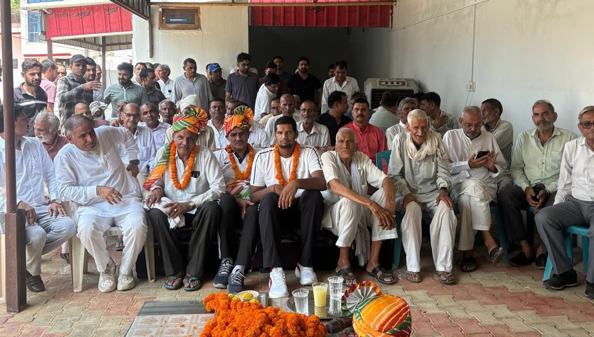 Mahendragarh-Narnaul News: गहली के पीयूष का जूनियर विश्व कुश्ती चैंपियनशिप के लिए चयन