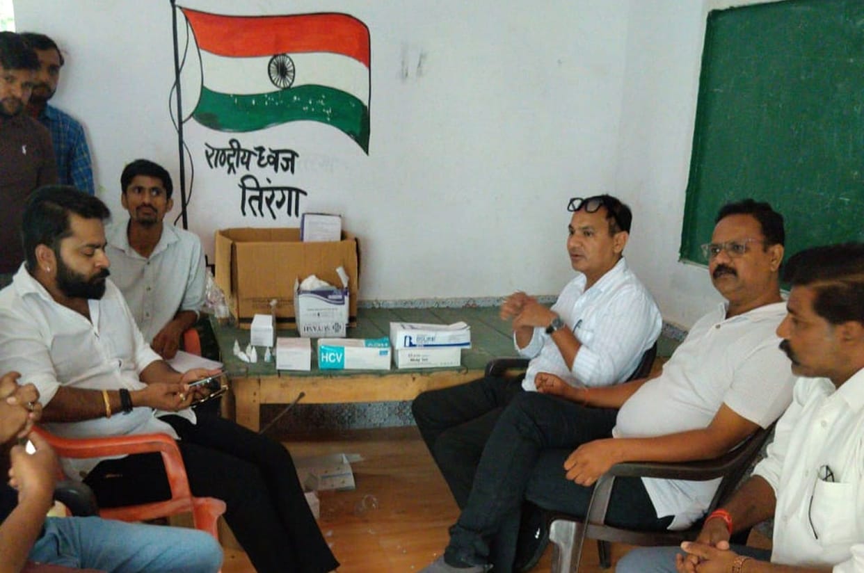 A hepatitis patient was detected at the health camp held in Nasirpur Tappa Malsai.