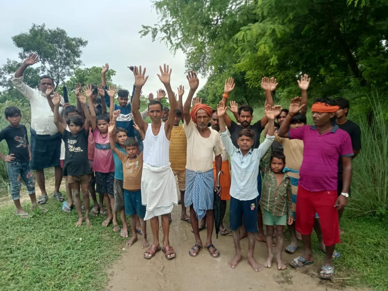 Accusation of cow theft and murder; protests held after remains were found.