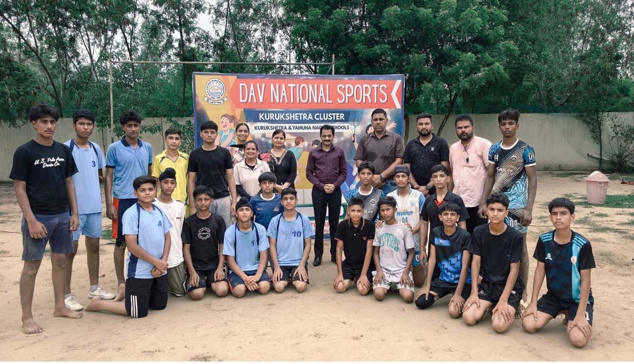DAV School wins two medals in Kabaddi