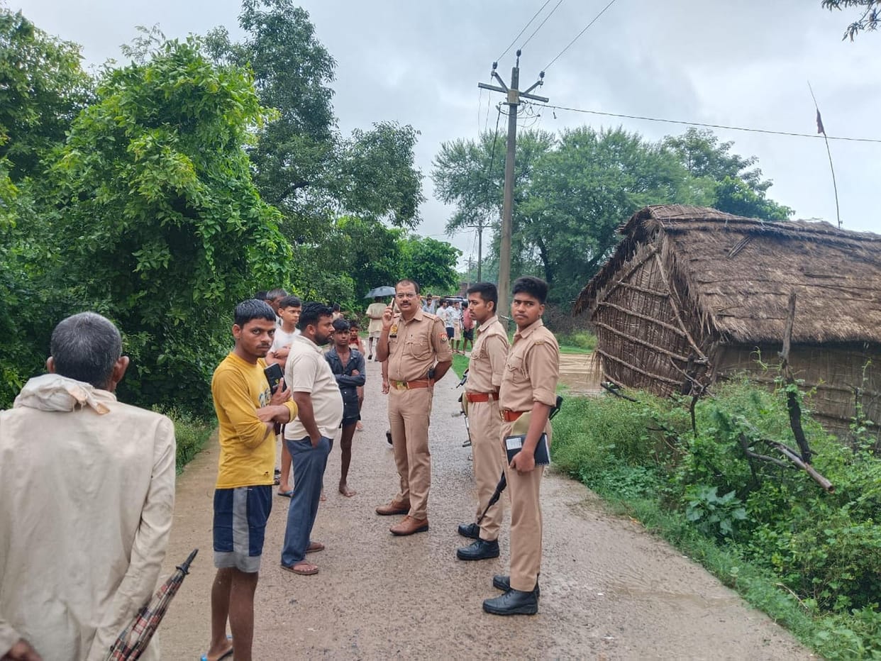 Villagers outraged after cattle injured by having iron rods thrust into them.