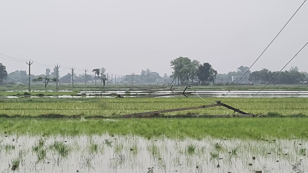 Utirai substation non-functional for a week; power supply to 100 villages disrupted.