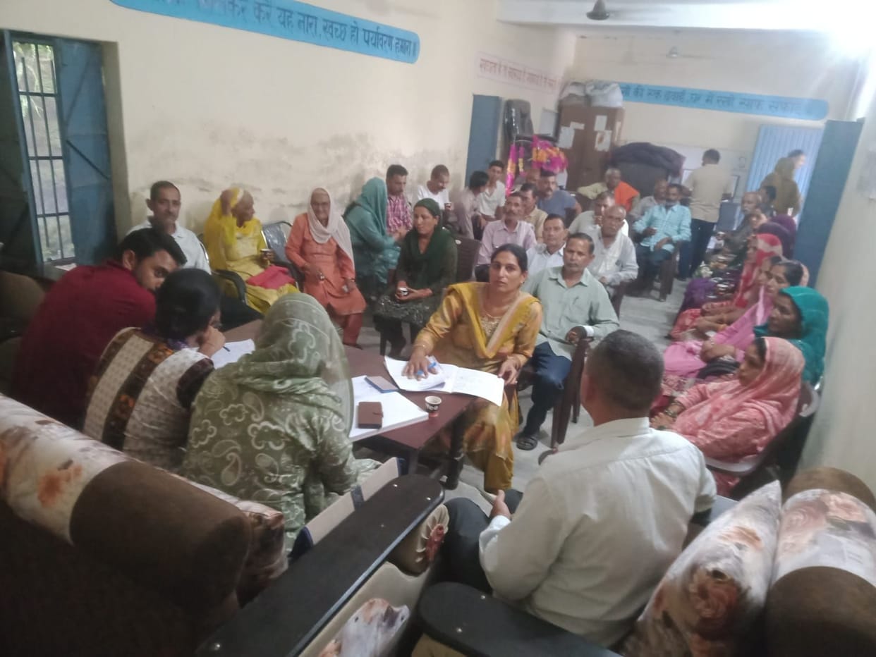 Gram Sabha held in Ramshahar's Doli Panchayat; 111 villagers participated.