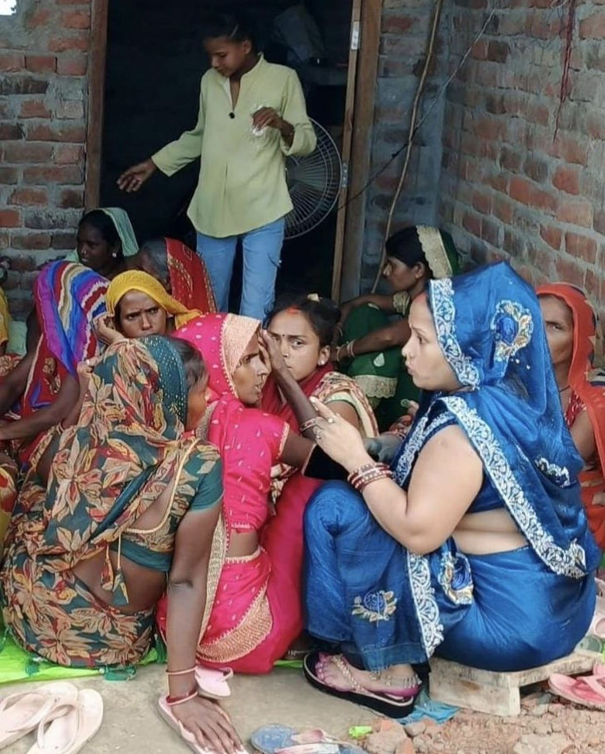 Family members halted the last rites.