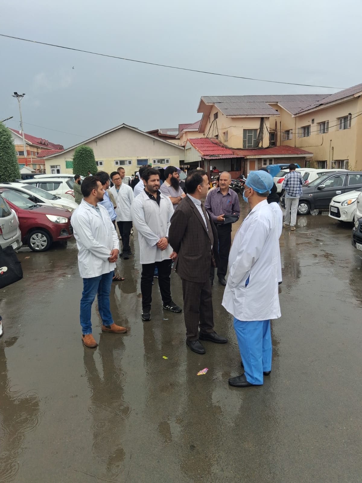 Srinagar, SKIMIS, Rain Water, Director Visit