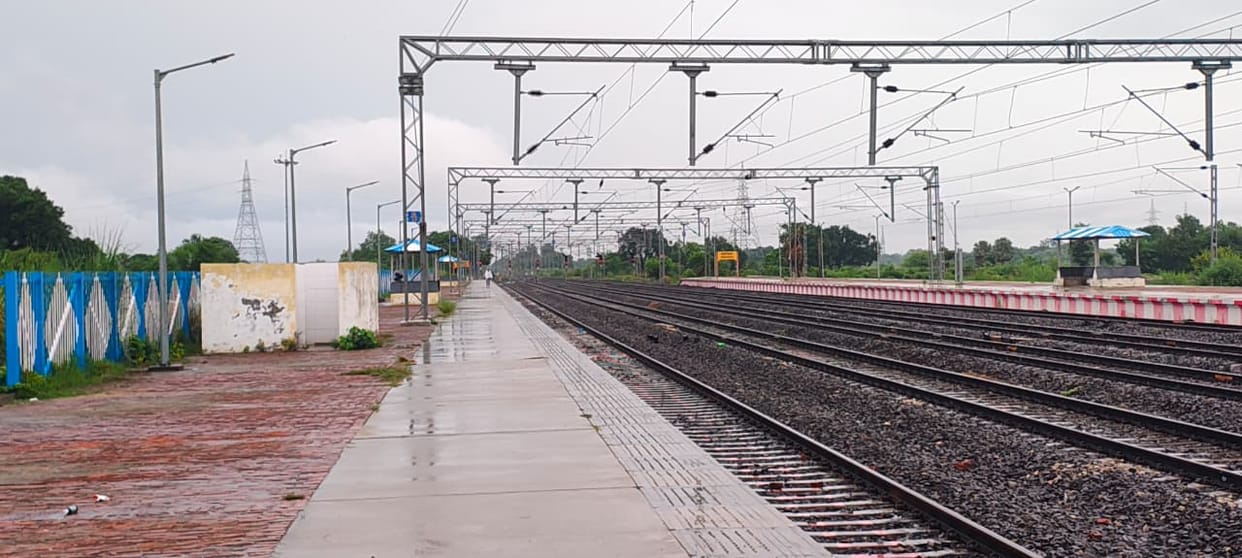The station, built at a cost of Rs 25 crore, has neither a waiting room nor a toilet.