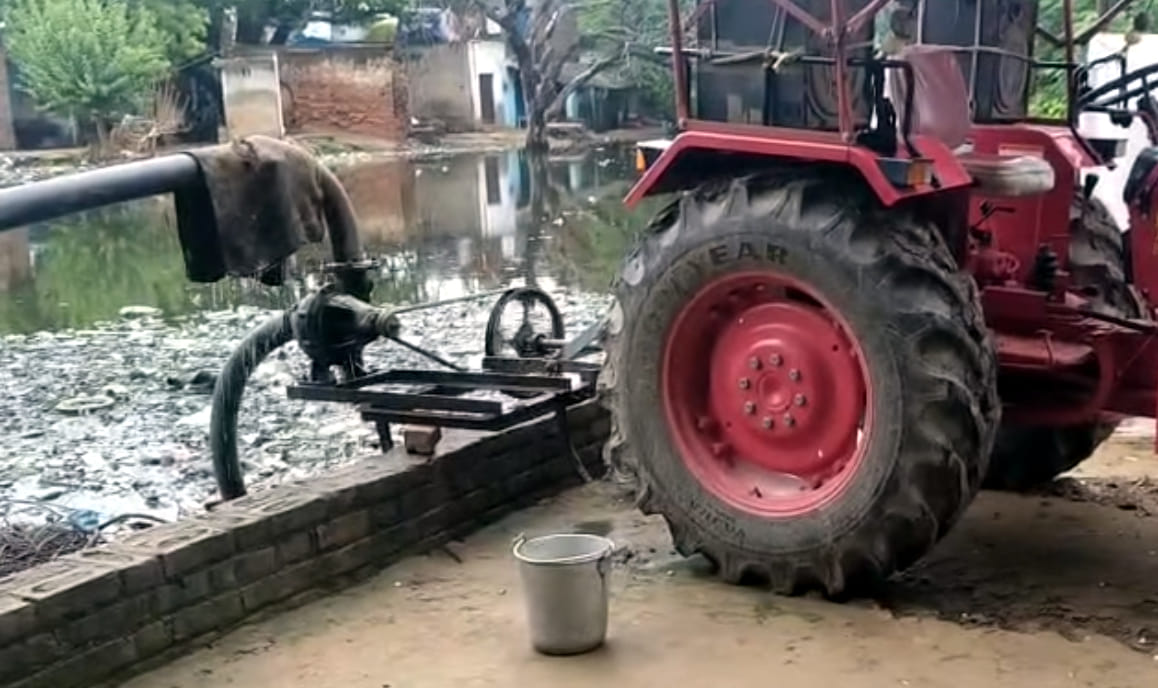 The agitation broke the sleep, the pond of Nagla Dalel is getting empty.