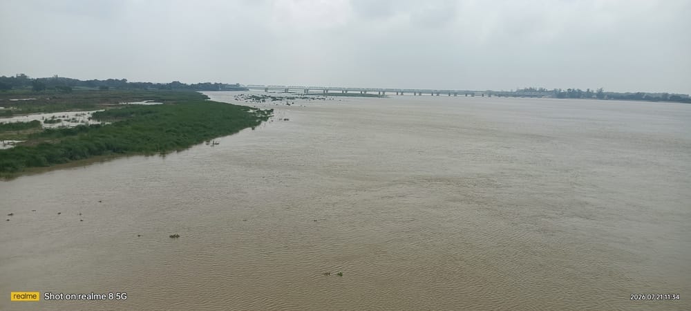 After remaining calm for two days, the Saryu picked up speed again.