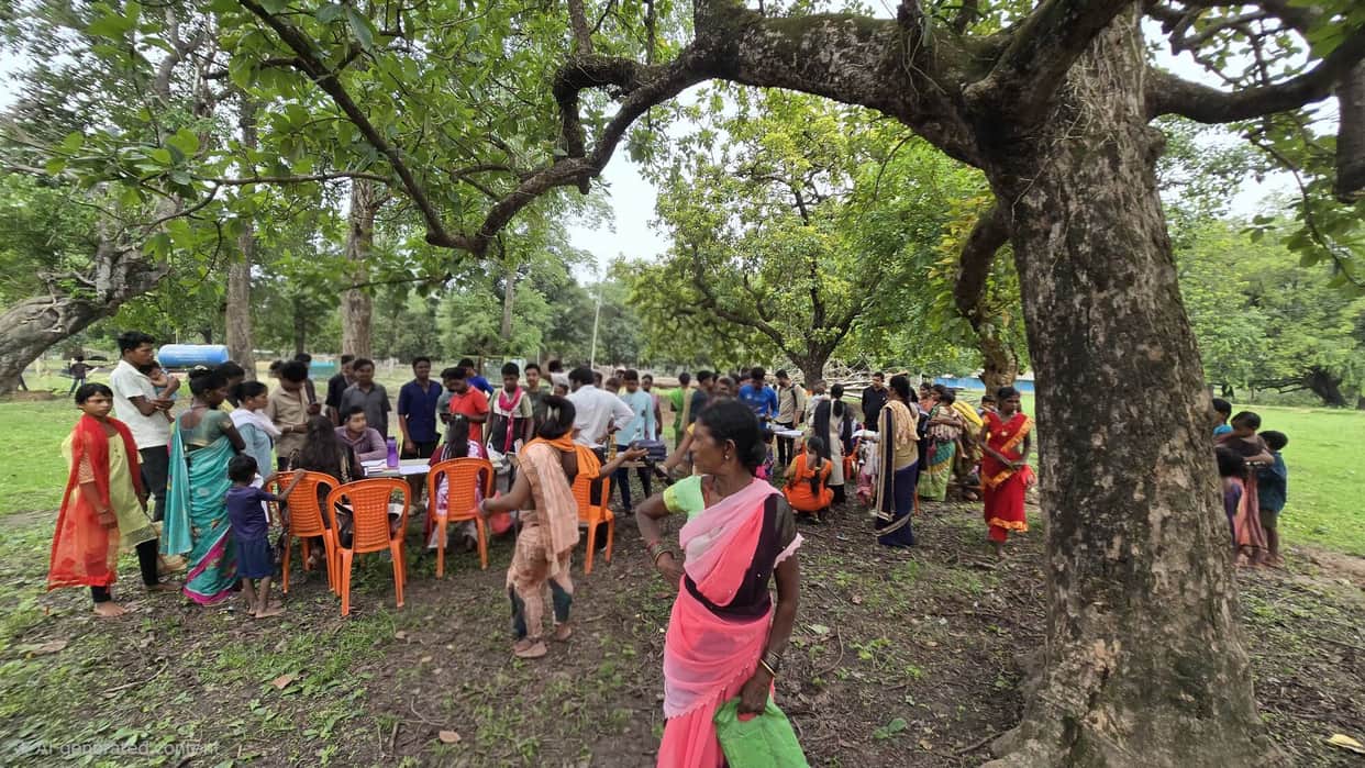 Pidiya once a Naxal stronghold is now joining mainstream of development an Aadhaar enrollment camp has reached