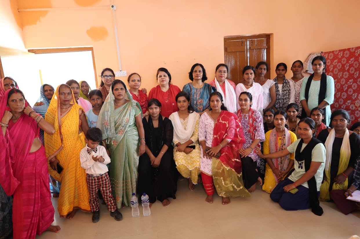 Around 50 women and adolescent girls participated in the program.
