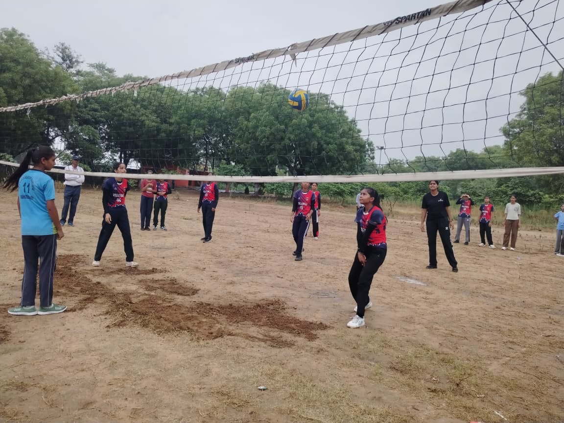 Enthusiasm was evident on the sports field as players displayed their prowess in block-level competitions.
