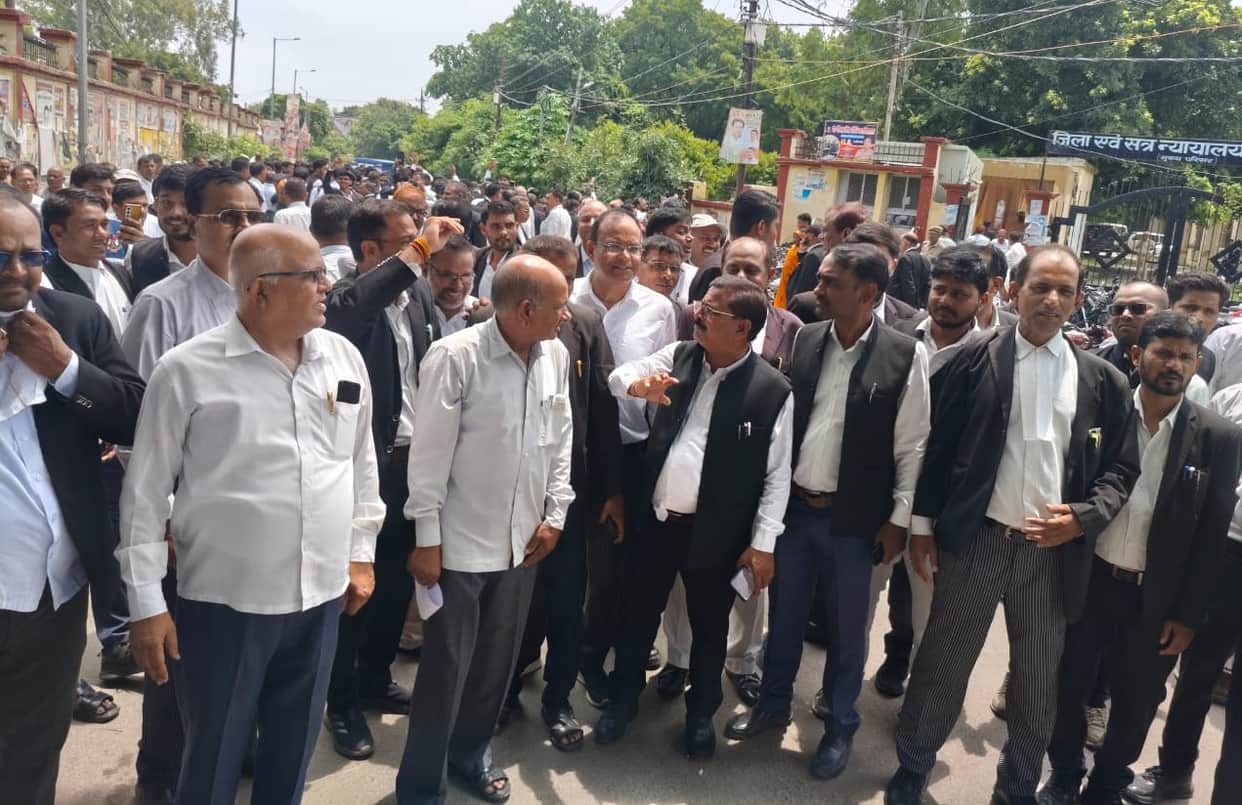 Lawyers expressed opposition to the Allahabad High Court's order