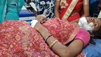 Wife thrown off the roof and beaten with sticks and rods; FIR registered against husband.