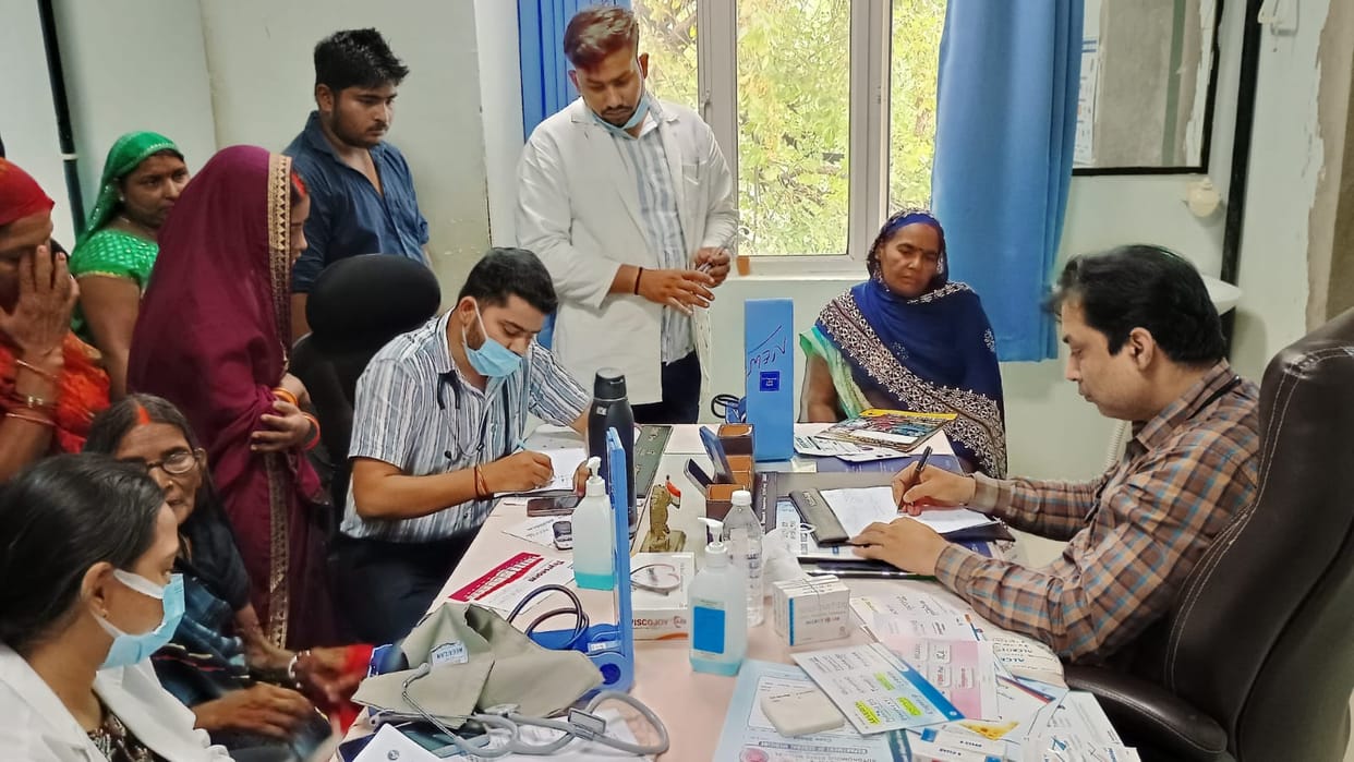 Rise in viral fever patients at the hospital