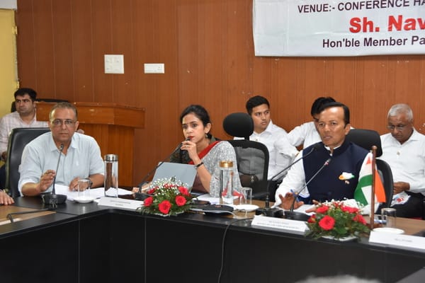 The issue of dilapidated roads was raised again; officials claimed the roads were fit for travel, while the MP directed them to conduct videography and submit a report.