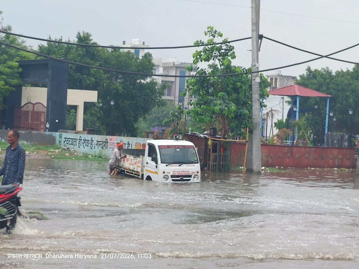 Rain exposes the state of infrastructure; waterlogging reported everywhere from highways to residential colonies.