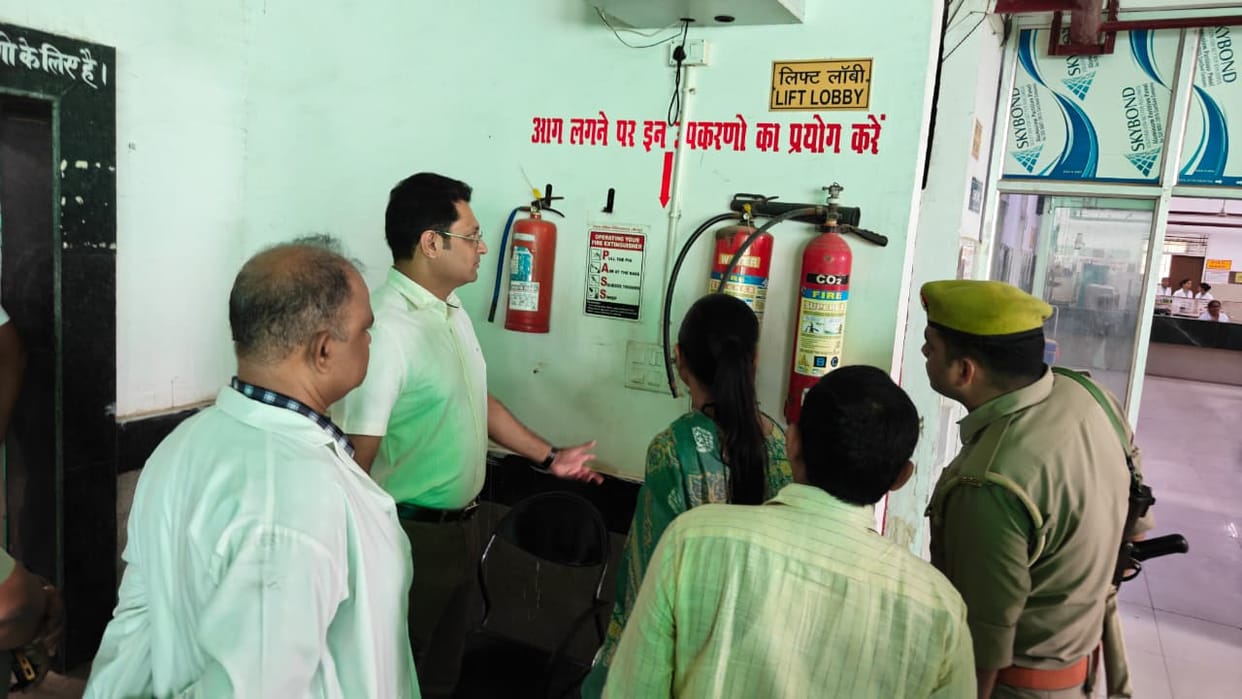 Soiled bedsheets were found in the MCH ward, and the electrical panel box was also found open.