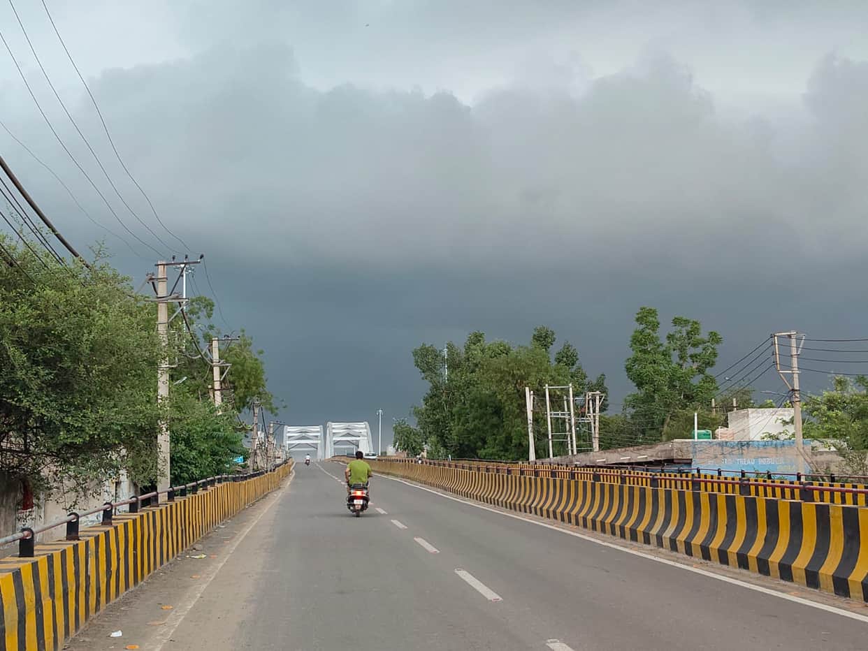 Rain brings freshness to the air; air quality improves.