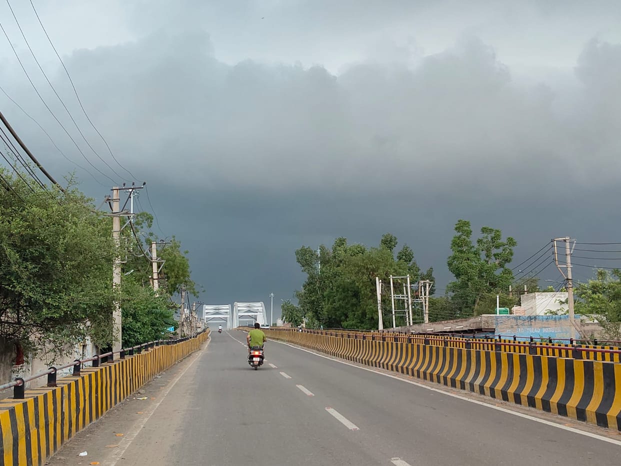 Rain brings freshness to the air; air quality improves.
