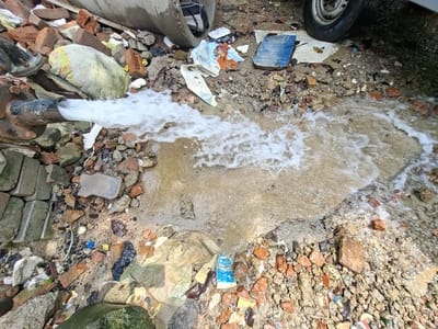 Wastage of groundwater during Groundwater Week