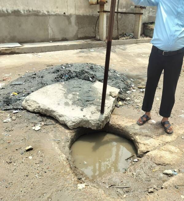 Risk of accidents involving manholes