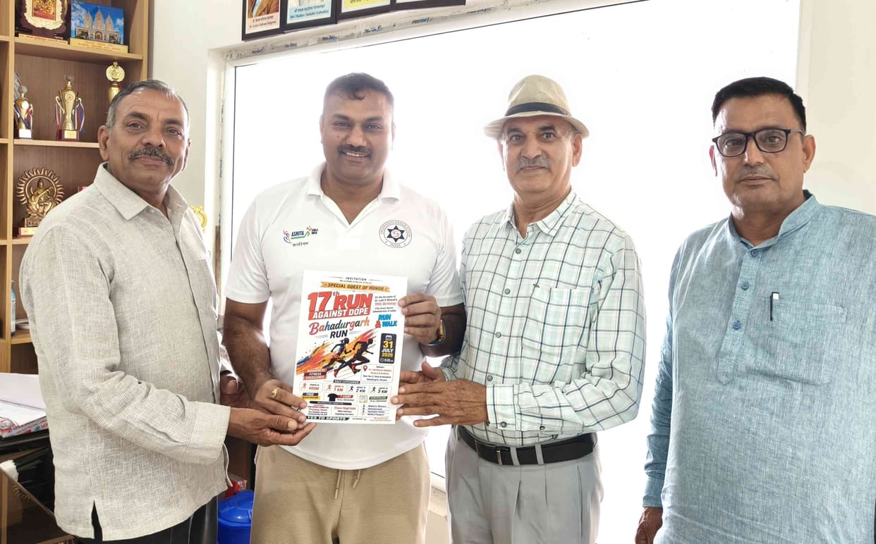 The Swimming Association will participate in the 'Run Against Dope' race event