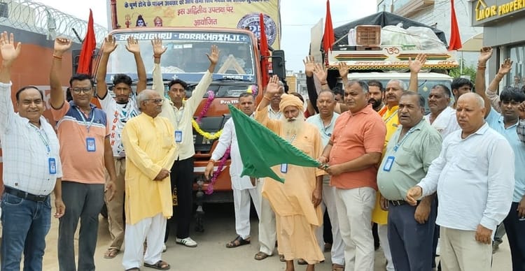 A truck was dispatched to Gangotri for the community feast