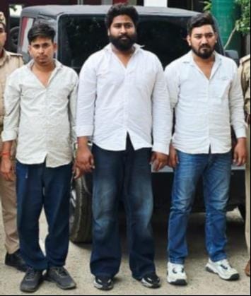 Three arrested on kidnapping charges; two vehicles recovered.