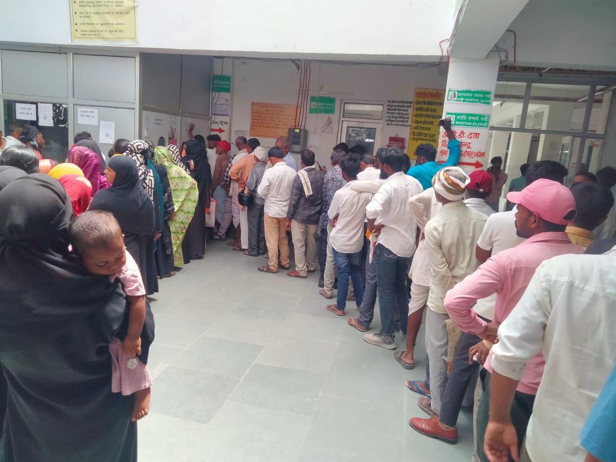 Rise in number of skin patients in OPD