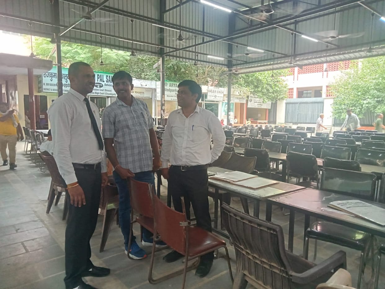 Seating facilities provided for 150 new advocates at the District Court complex.