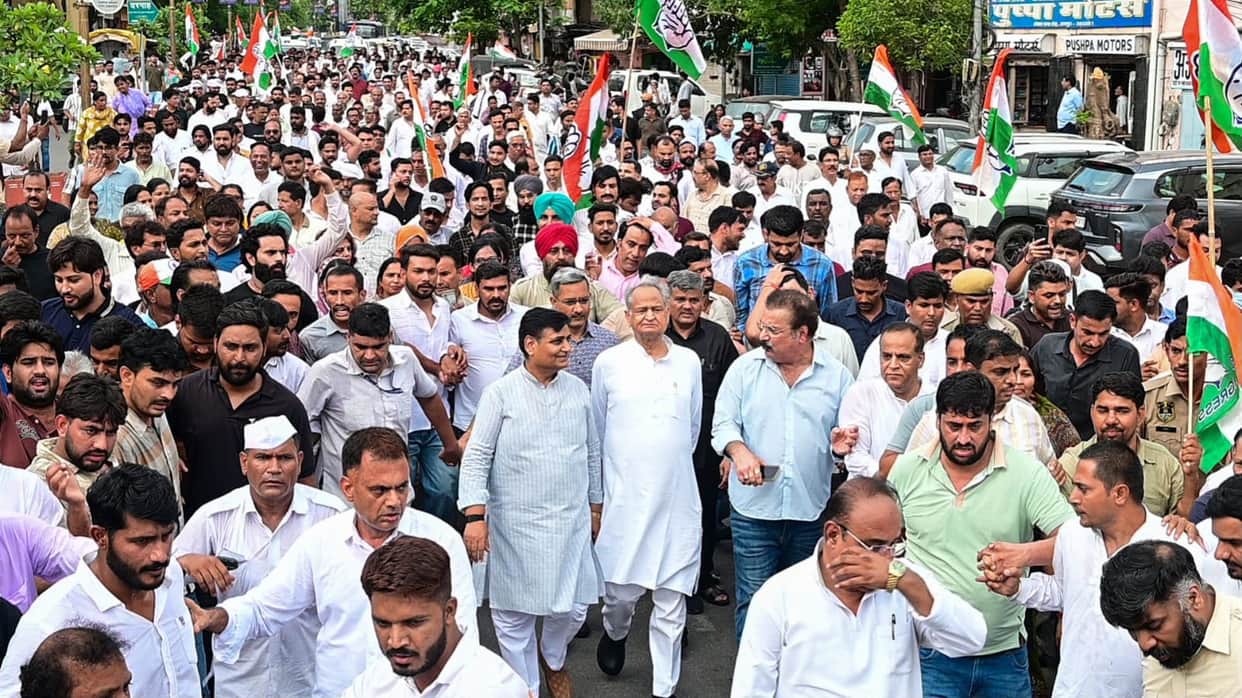 Jaipur Congress to Hold ‘Hisab Mango Rally’ Today, Protest Against Civic Issues and Alleged Corruption