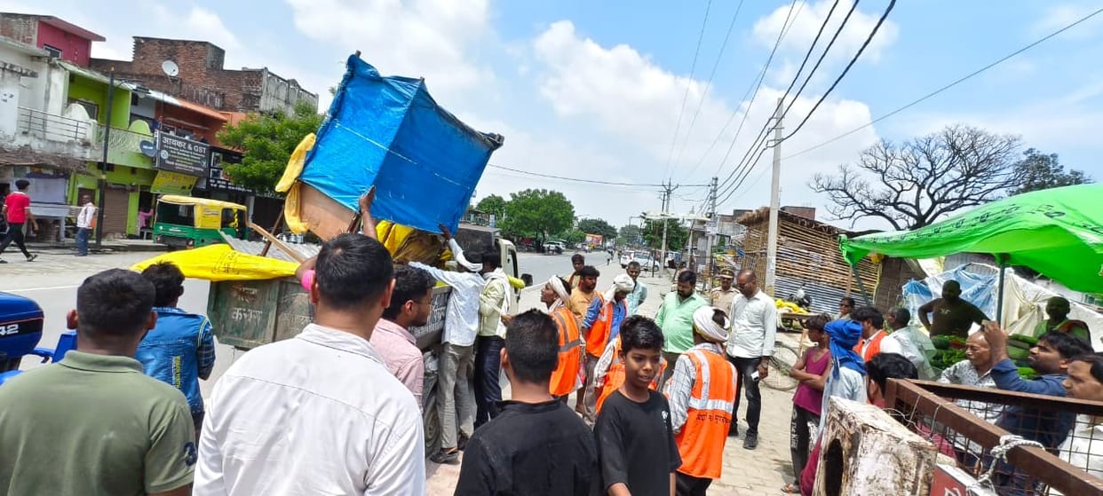 Encroachment removed in Munderwa