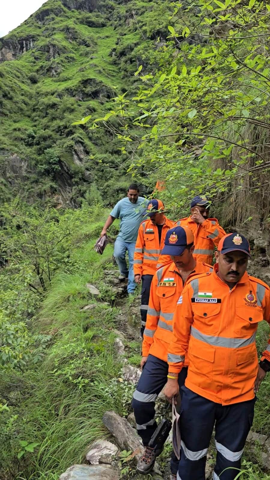 SDRF team inspected the lake.
