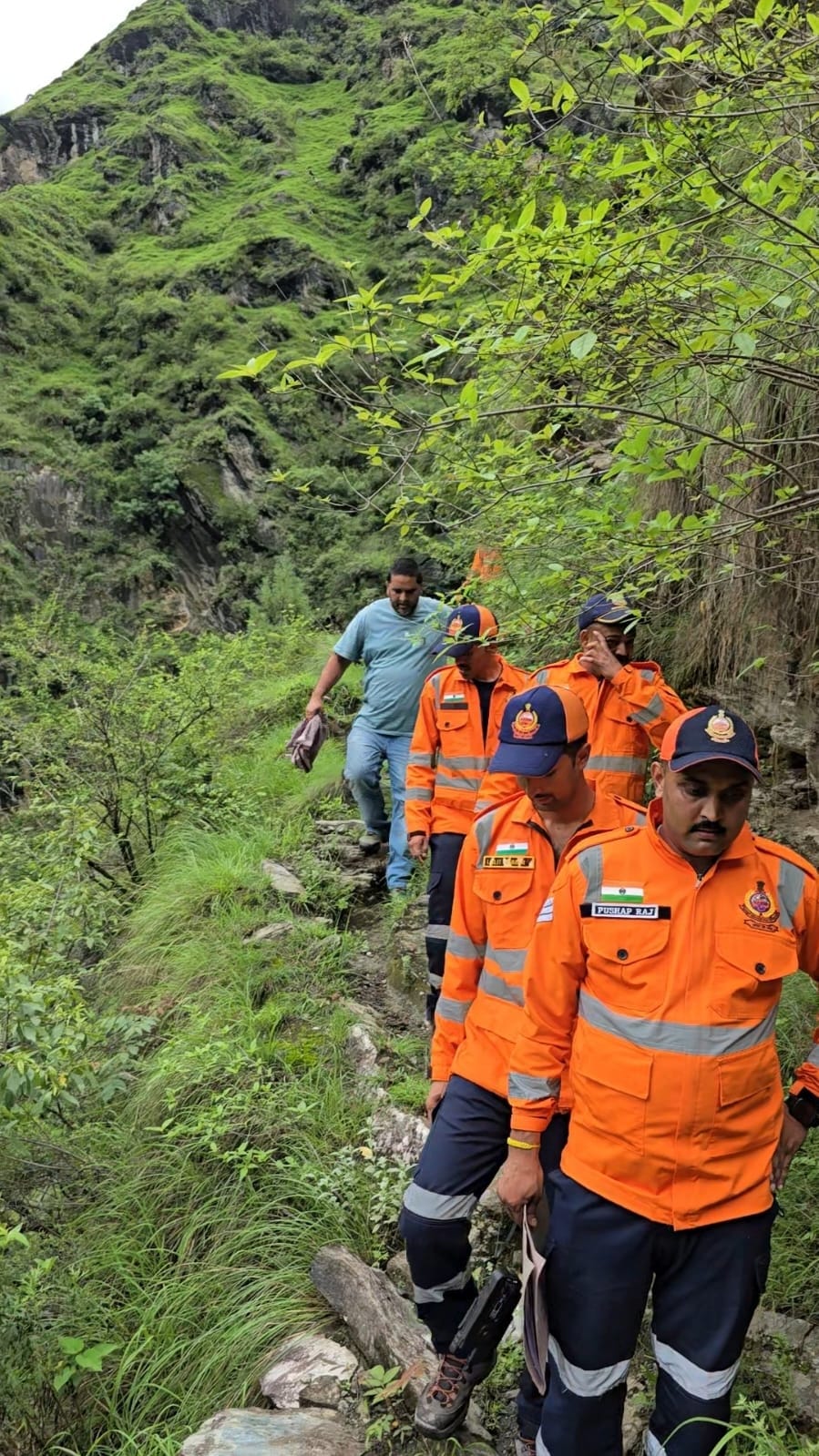 SDRF team inspected the lake.